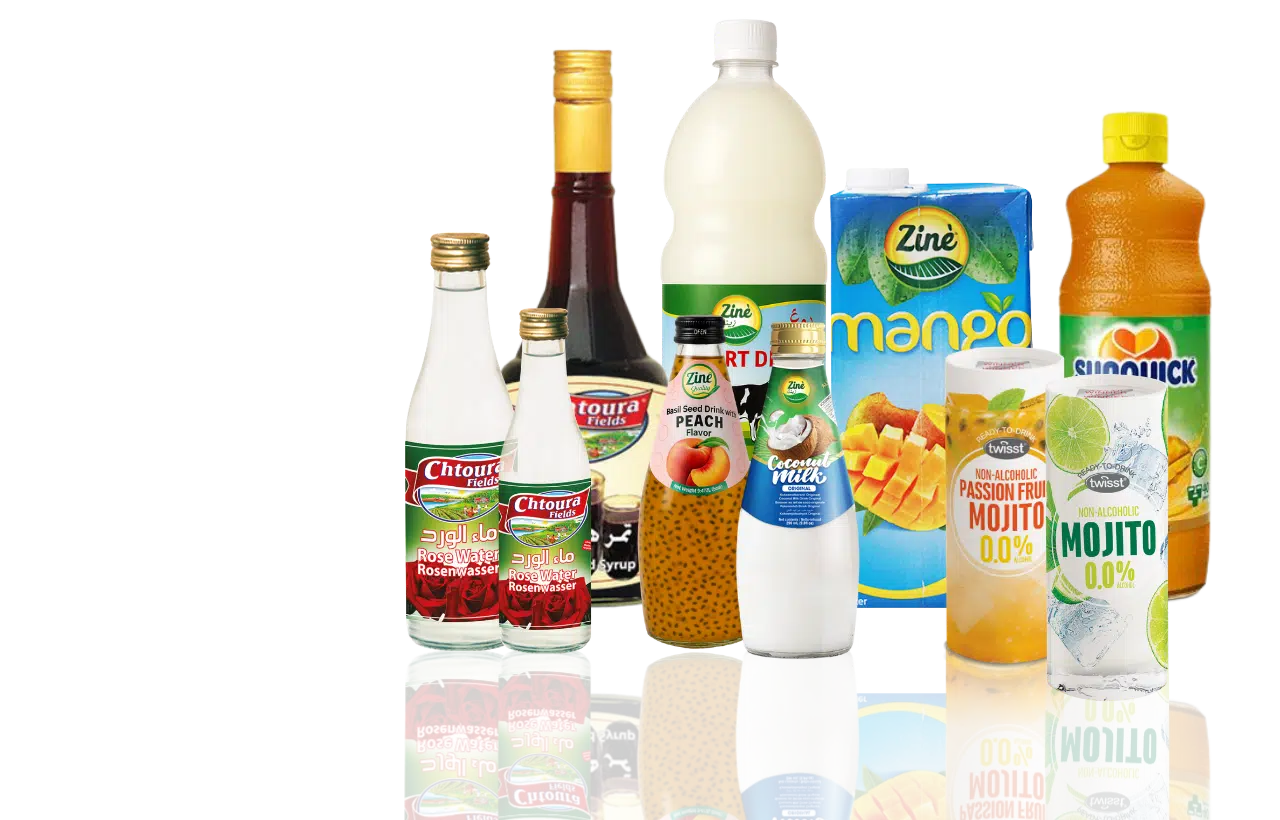 Dranken en siropen die All4Trade aanbied een groot bereik in merken en smaken