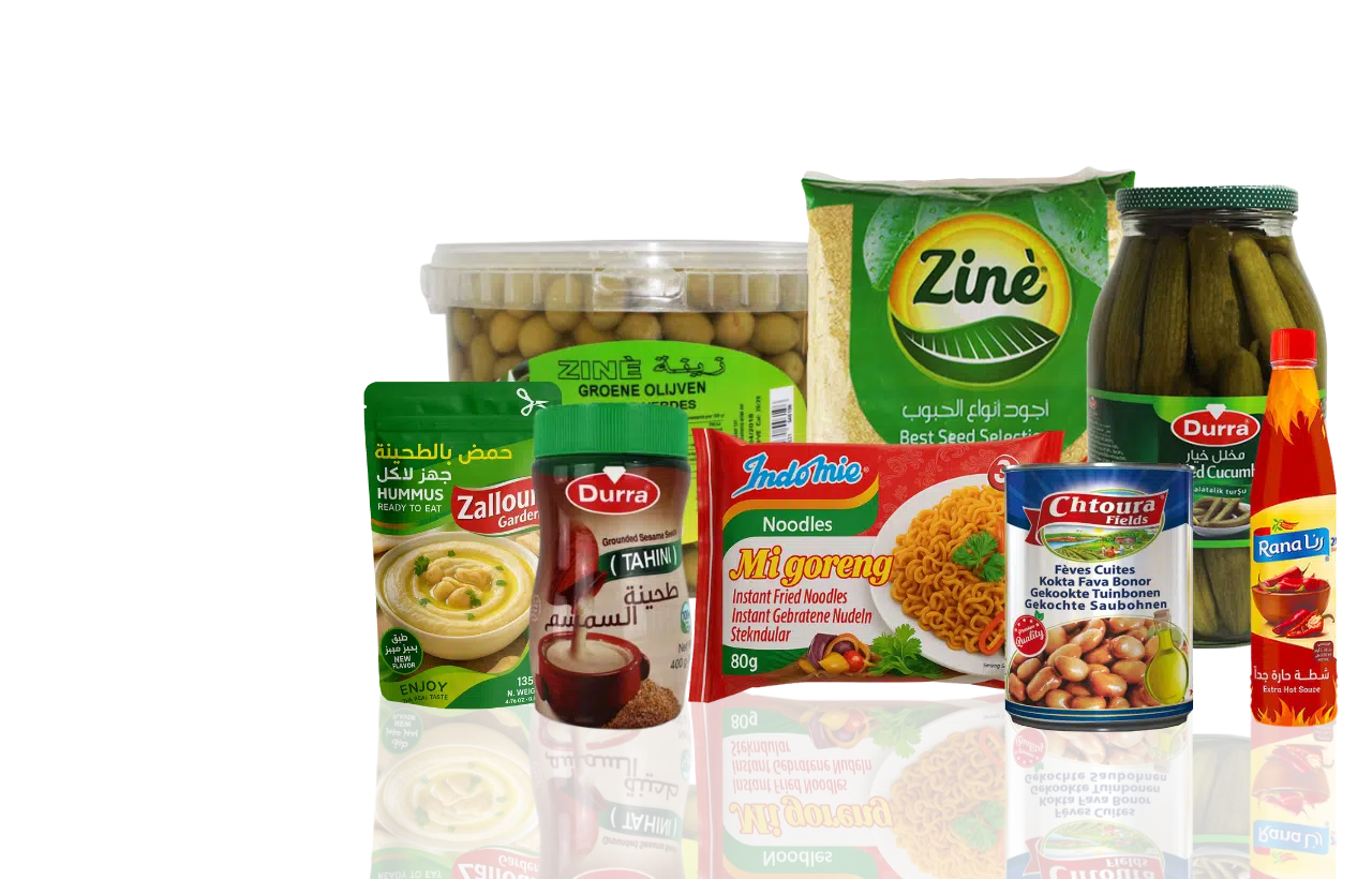 Groenteconversen van All4Trade recht uit het midden-oosten recht naar jou winkel